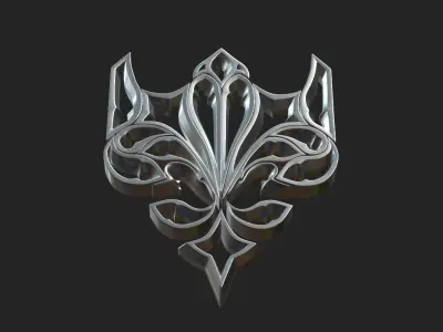 Gothic ornament 28 3D model