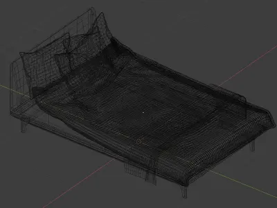 Masterwal Single Bed Free 3D model