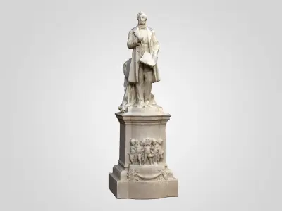 Albert Lortzing Monument 3D model