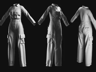 Basemesh Bodysuit Collection 3D model