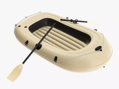 Boat inflatable 05 3D model