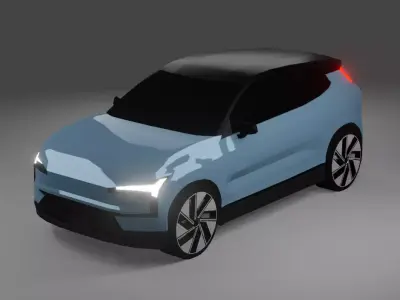 volvo EX30  Low-poly 3D model