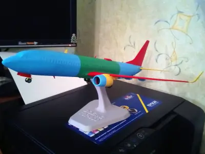 121213 Model kit Boeing 737-800 Sharklet Down 3D print model