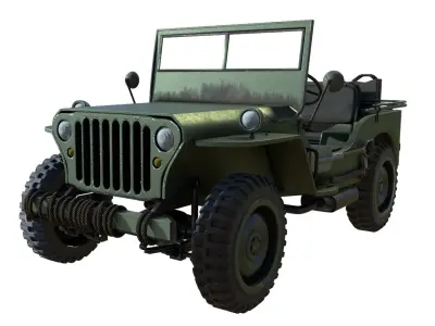  jeep world war 1 3D model