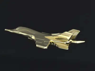 Aircraft fighter Plane 3D print or CNC model 3D print model