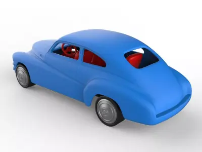 Buick Roadmaster 1942 Classic Car 3D print model