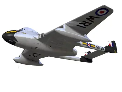 de Havilland DH100 Vampire FB Mk5 3D model