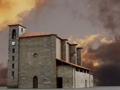 Larraul Church 3D model