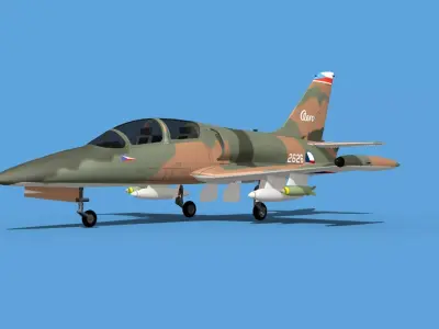 Aero Vodochody L-39C Albatross Cz Rep 03 3D model