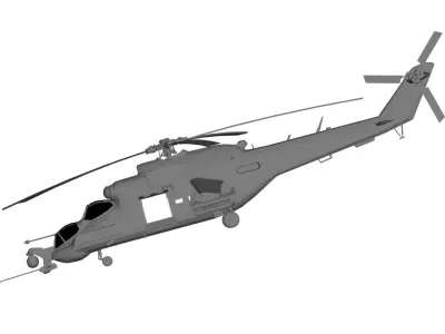 Mil Mi-24 3D model