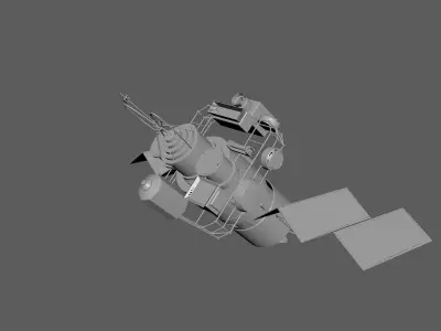 Satelite spacecraft 3D model