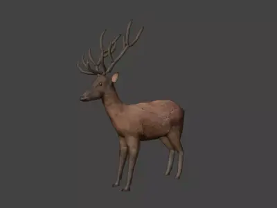 Stronghold Low-poly 3D model