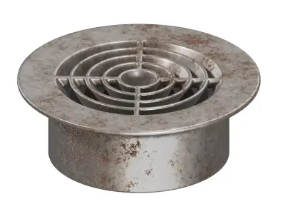 Rusty Air Conditioning Vent 3D model