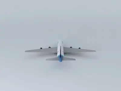 ATI DC 8 62HCF At LAX Free 3D model