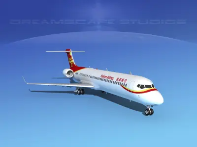 Comac ARJ21-900 Hainan Airlines  3D model