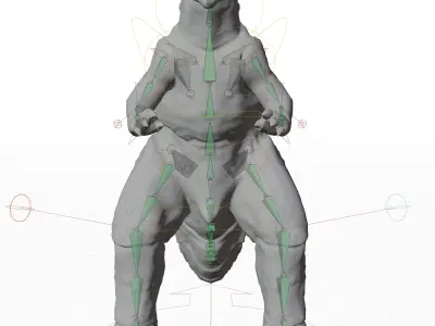 Gozilla godzilla 3D model