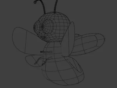 Firefly  Low Poly 3D Model 3D model