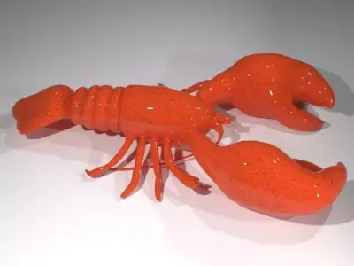 Lobster  Low-poly 3D model