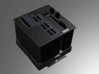IE 4000 Switch 3D Model 3D model