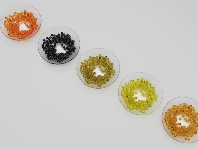 Caviar Set 3D model