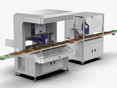 Visual Dispensing and Automated Bonding Machine 3D model