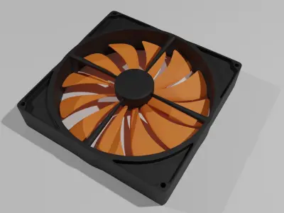 PC Fan 3D model
