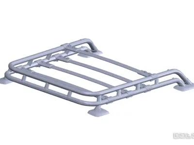 2019 Toyota 4Runner TRD Pro Genuine OEM Roof Rack 3D model