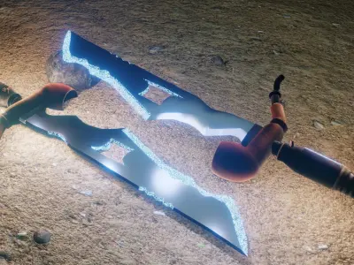 Gentleman Holographic Sword 3D model