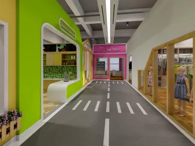 Modern Baby Store - Children Experience Center 3D model