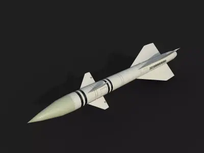 aa4 k8 air to air missile Low-poly 3D model