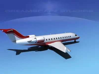 Bombardier Challenger 850 V03 3D model