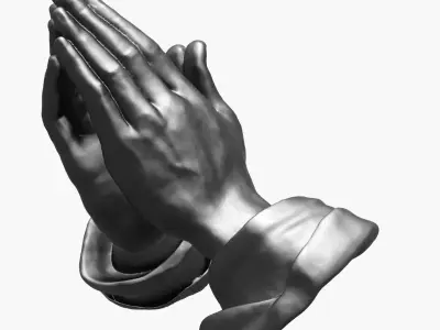Praying hands Free 3D model