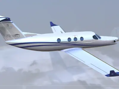 Cessna Textron Denali Low-poly 3D model