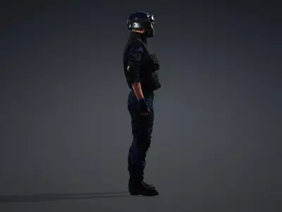 Advanced Combat Soldier 3D model
