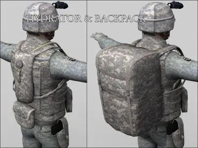 101st Airborne Soldier Pte Roberts 3D model