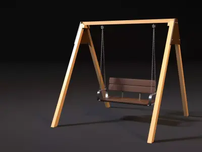 Swing Bench 3D model purchase