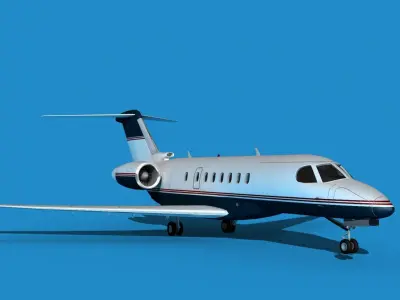 Cessna Citation C700 Longitude V05 3D model