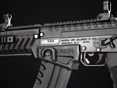 AAA FOSTECH ORIGIN 12 Game Ready PBR Low-poly 3D model