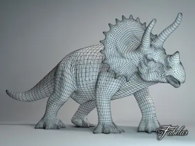 Triceratops FREE Free low-poly 3D model