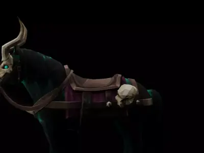 Horse 3D Model Detailed and Printable Free 3D model