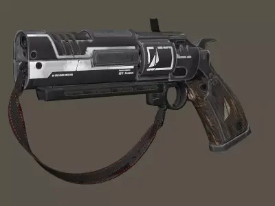 Fatebringer Legendary Hand Cannon 3D Model Low-poly 3D model