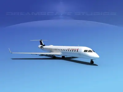 Bombardier CRJ900 Air Canada Express 3D model