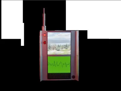 Communication Device Free low-poly 3D model