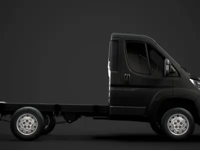 Citroen Jumper Relay Chassis Truck Single Cab 3000WB 2020 3D model