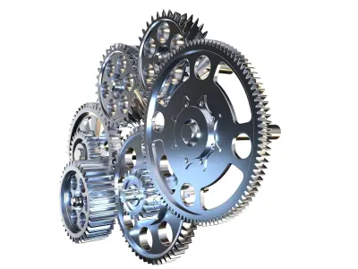 Gear mechanism v3 3D model