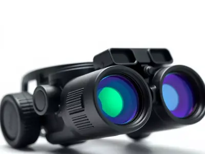 Tactical Binoculars Model Pack with Detailed Optics Low-poly 3D model