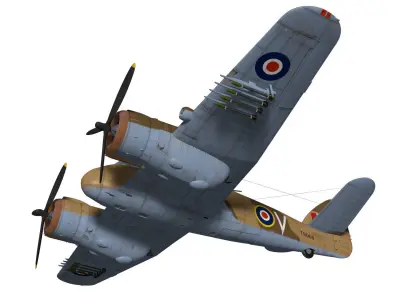 Bristol Beaufighter  MKVI 3D model