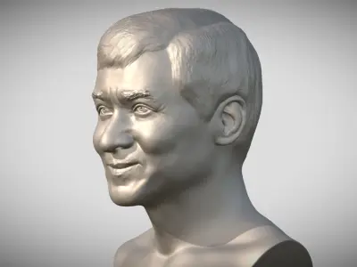 Jackie Chan bust 3D print model