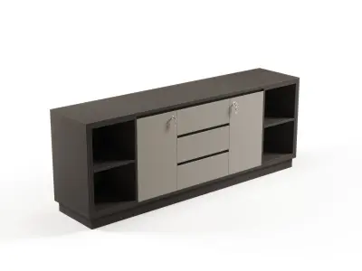 Modern Office Low Cabinet File For Manager  Free 3D model