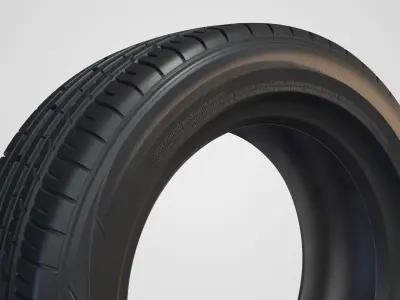 Sports Car Tyre 3D model